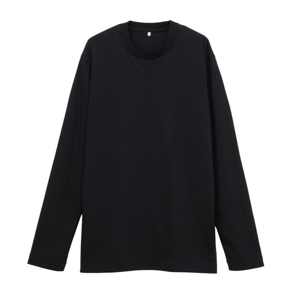 シルキーコットン　スムース長袖Tシャツ