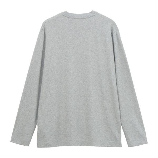 シルキーコットン　スムース長袖Tシャツ