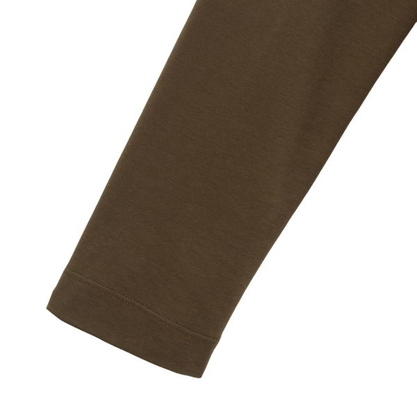 シルキーコットン　スムース長袖Tシャツ