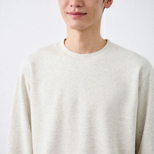 裏毛スウェット　クルーネックプルオーバー