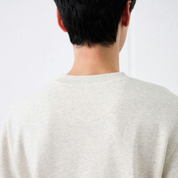 裏毛スウェット　クルーネックプルオーバー